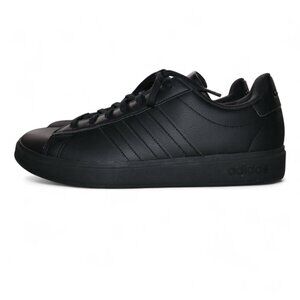 ADIDAS Grand Court 2.0 Cloudfoam Sneakers Black/Black Shoes GW9198 Size 13 EUC